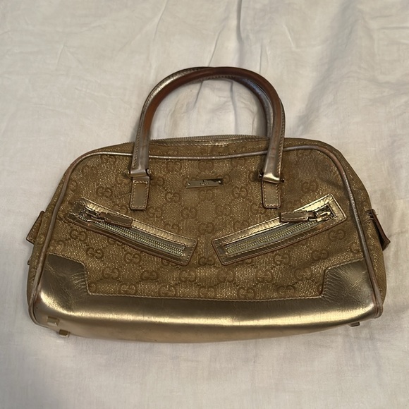 Gucci Small Capri Bowler Bag rose gold - Picture 1 of 9